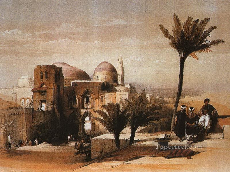 la mezquita de omar david roberts Pintura al óleo